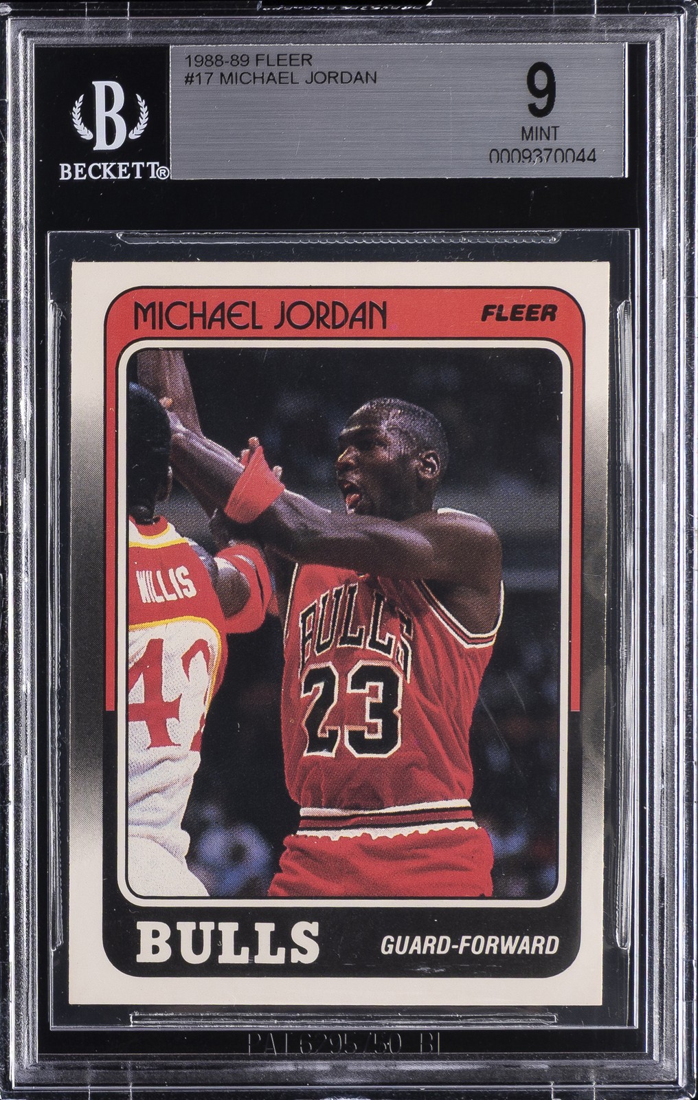 1988-89 FLEER #17 MICHAEL JORDAN BGS 9