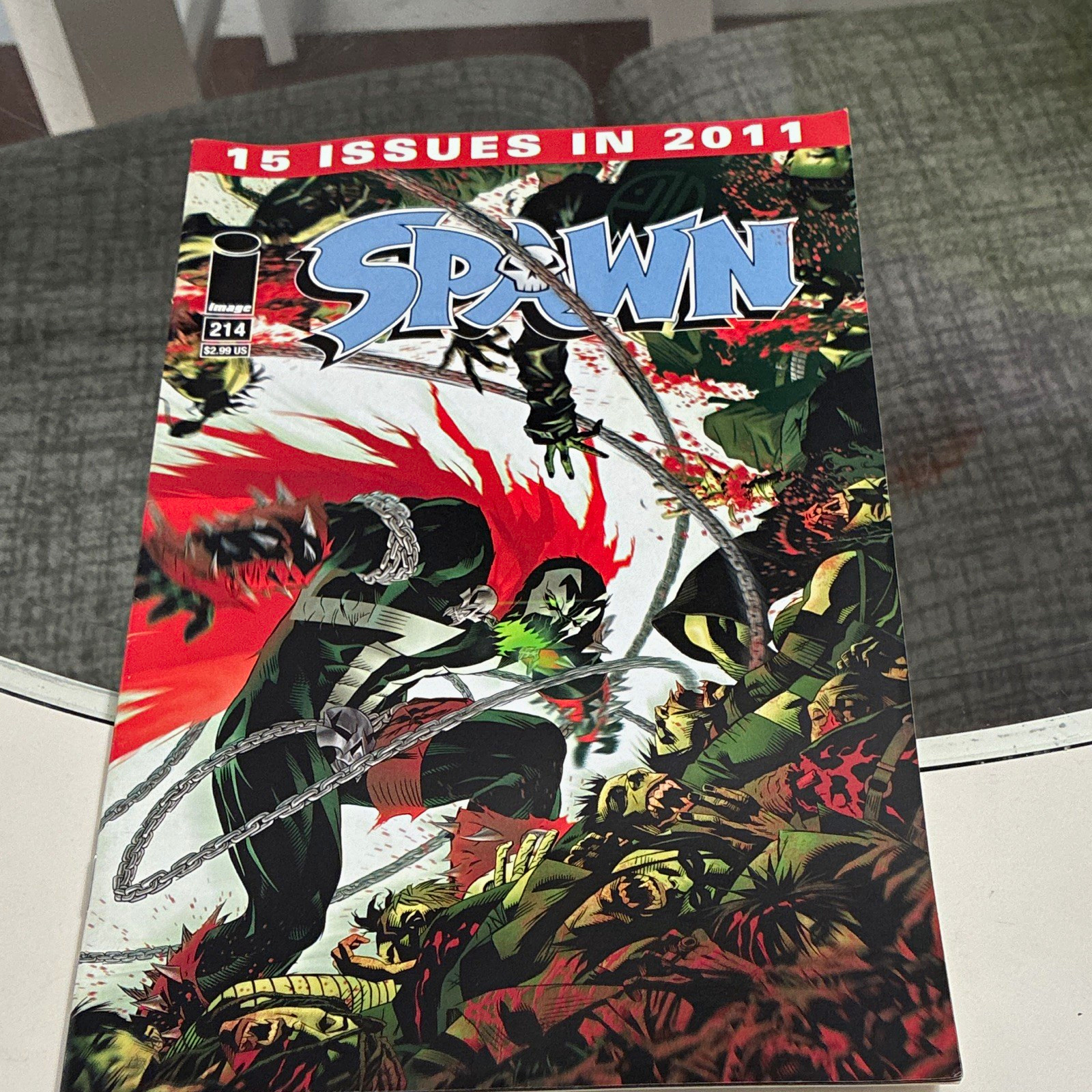 Image Comics Spawn #214 (2011) Color Single Issue Comic Book Cover by Golden