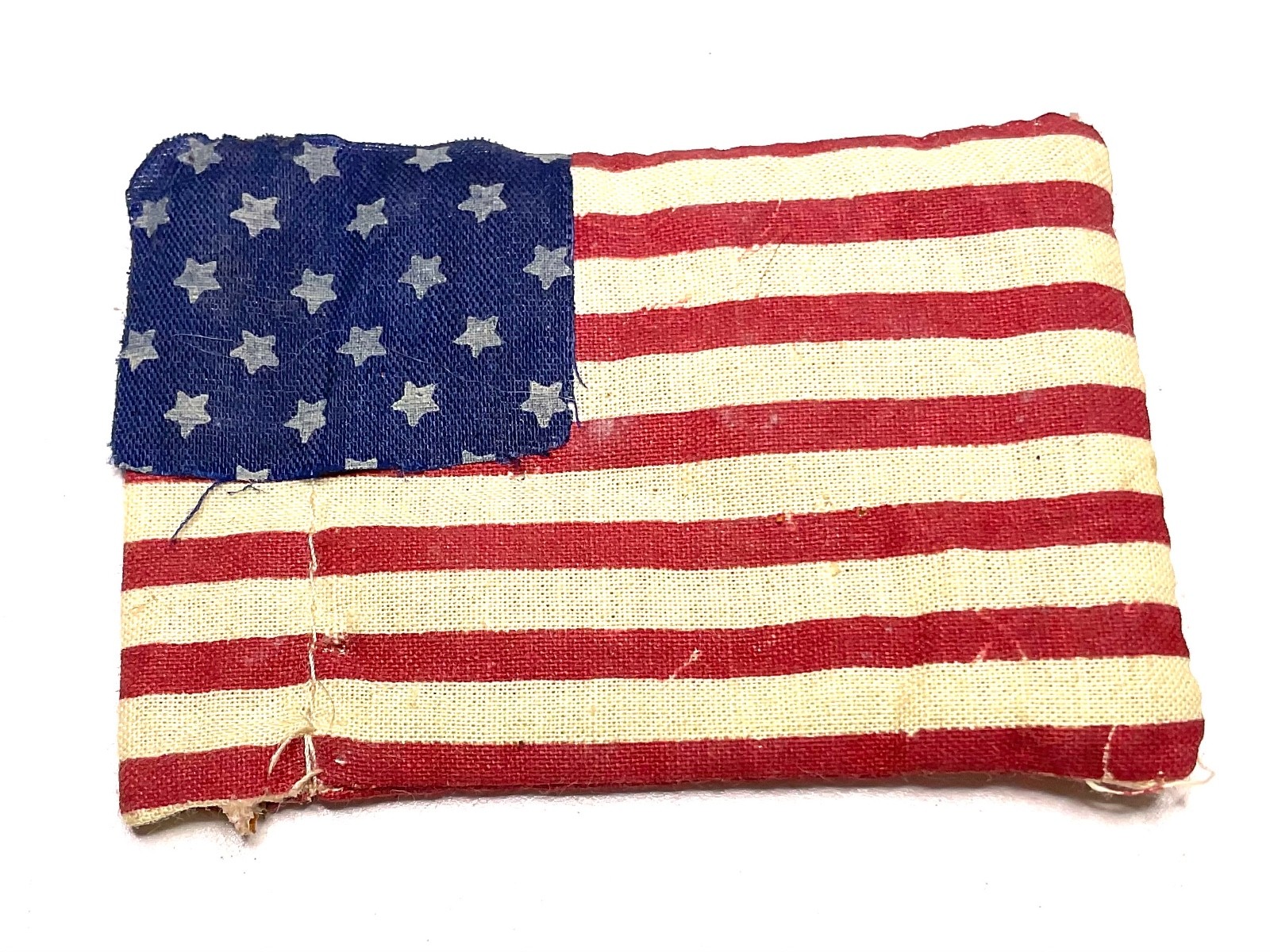 Antique 48 Star American Flag Pincushion Miniature Patriotic Sewing 1912-1959