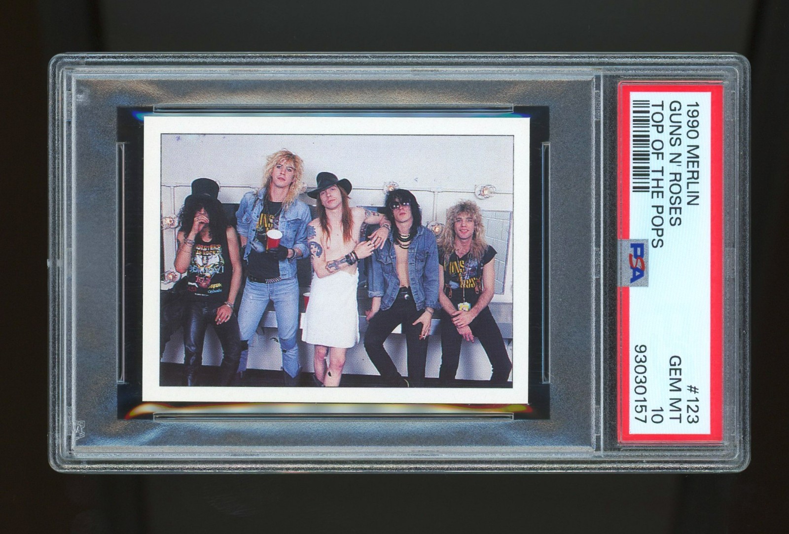 1990 Merlin Top of Pops Guns n Roses (PSA 10) (POP 1)