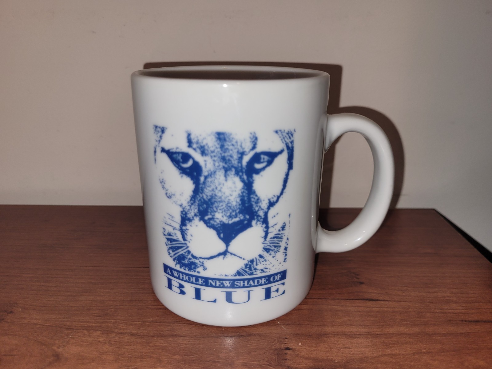Vintage 1993 IBM Computer Coffee Ceramic Mug A WHOLE NEW SHADE OF BLUE Panther