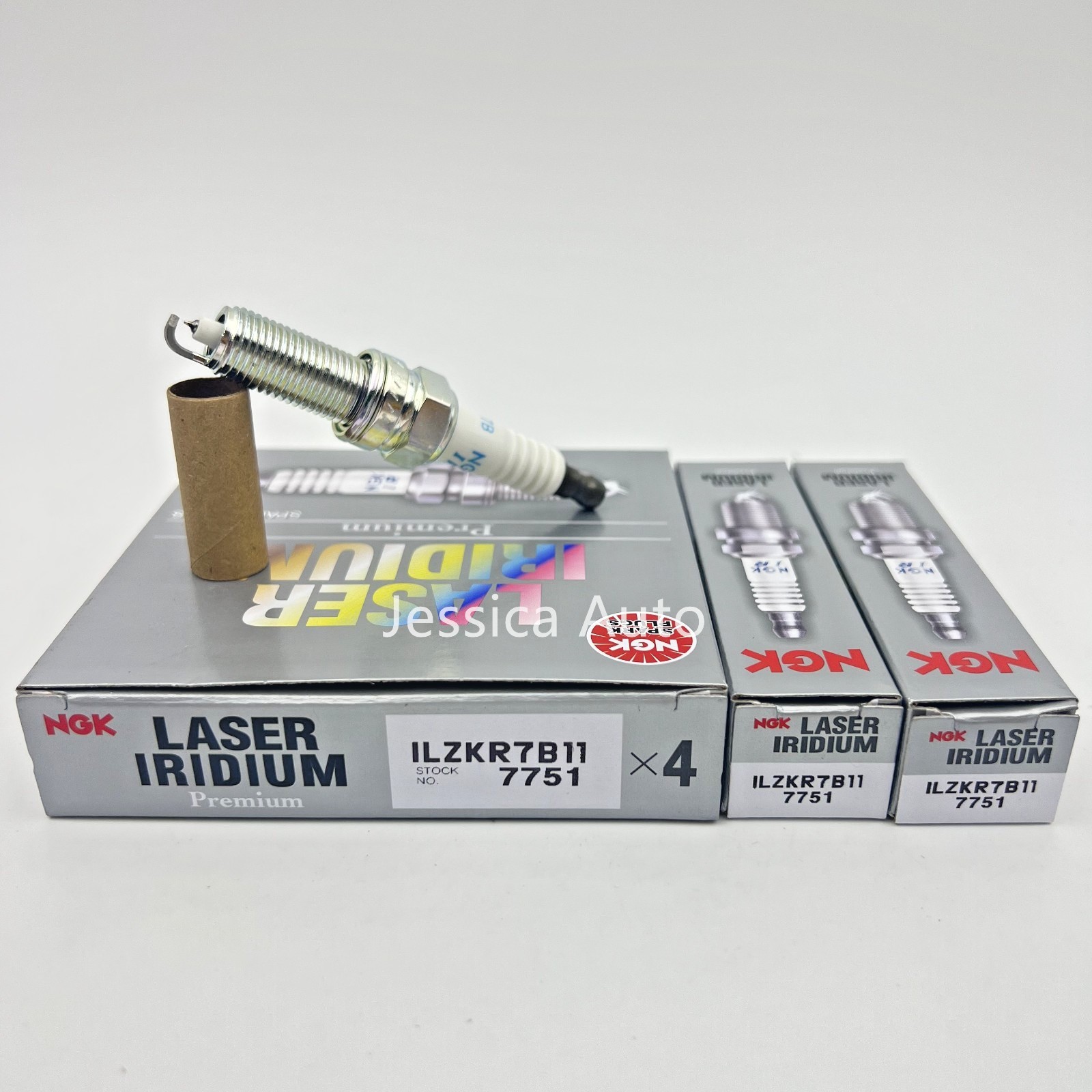 Set of 6  NGK 7751 Genuine Authentic Laser Iridium and Platinum Spark Plugs