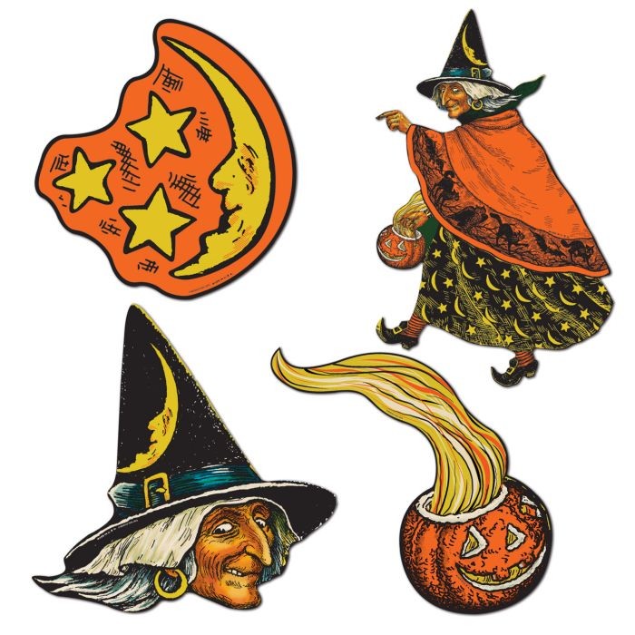 Beistle Vintage Halloween Cutouts