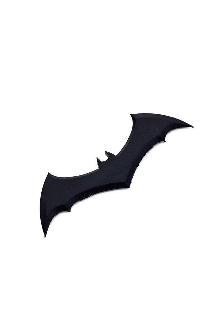 Batman Batarang  DC The Dark Knight Replica Black Deco 3D Printed PLA 4.5 x 2 in