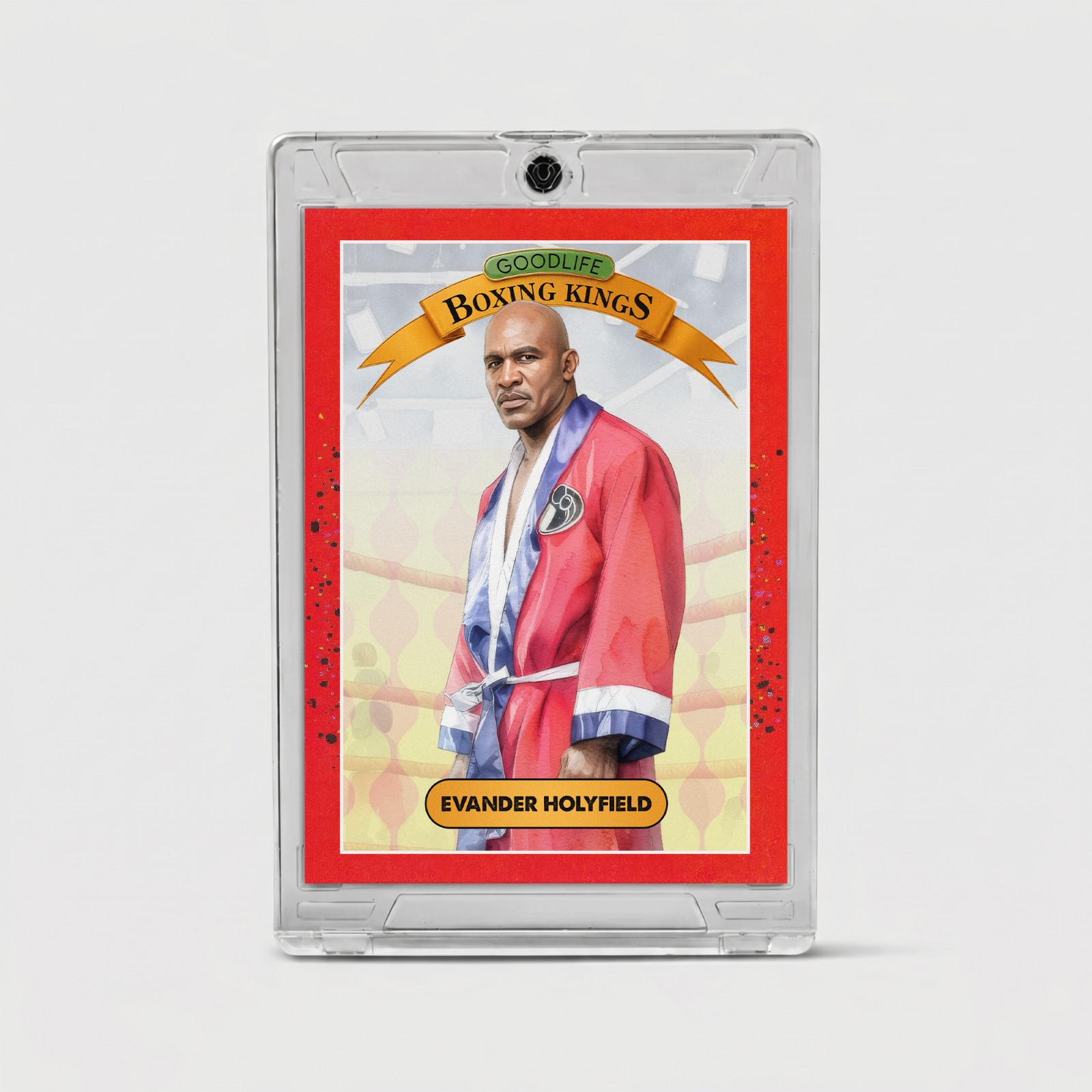 Evander Holyfield Trading Card - Boxing Kings Limited Edition Good Life Card Co