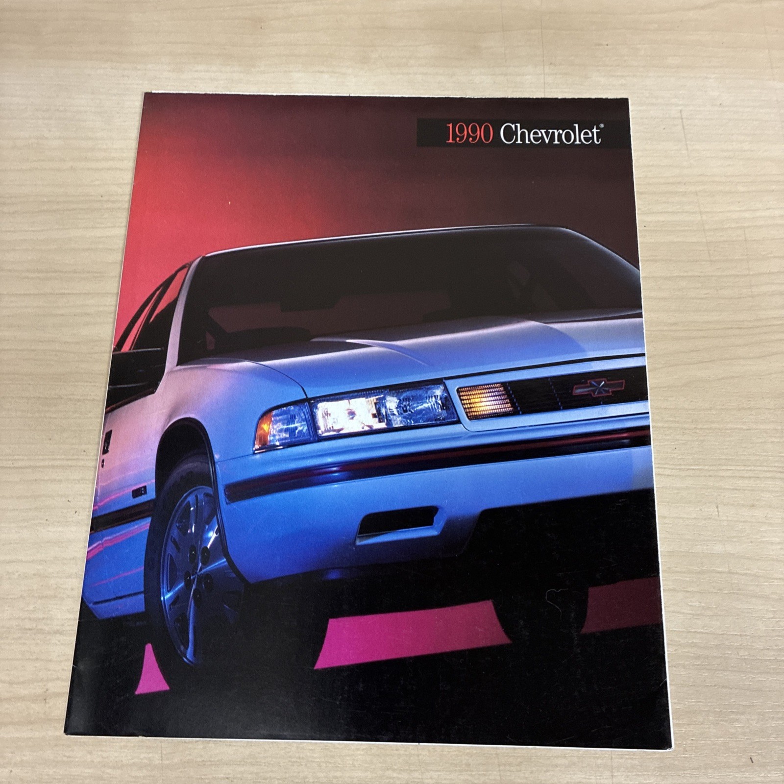 1990 Chevrolet Sales Brochure Poster - Beretta Convertible GTZ Caprice Camaro