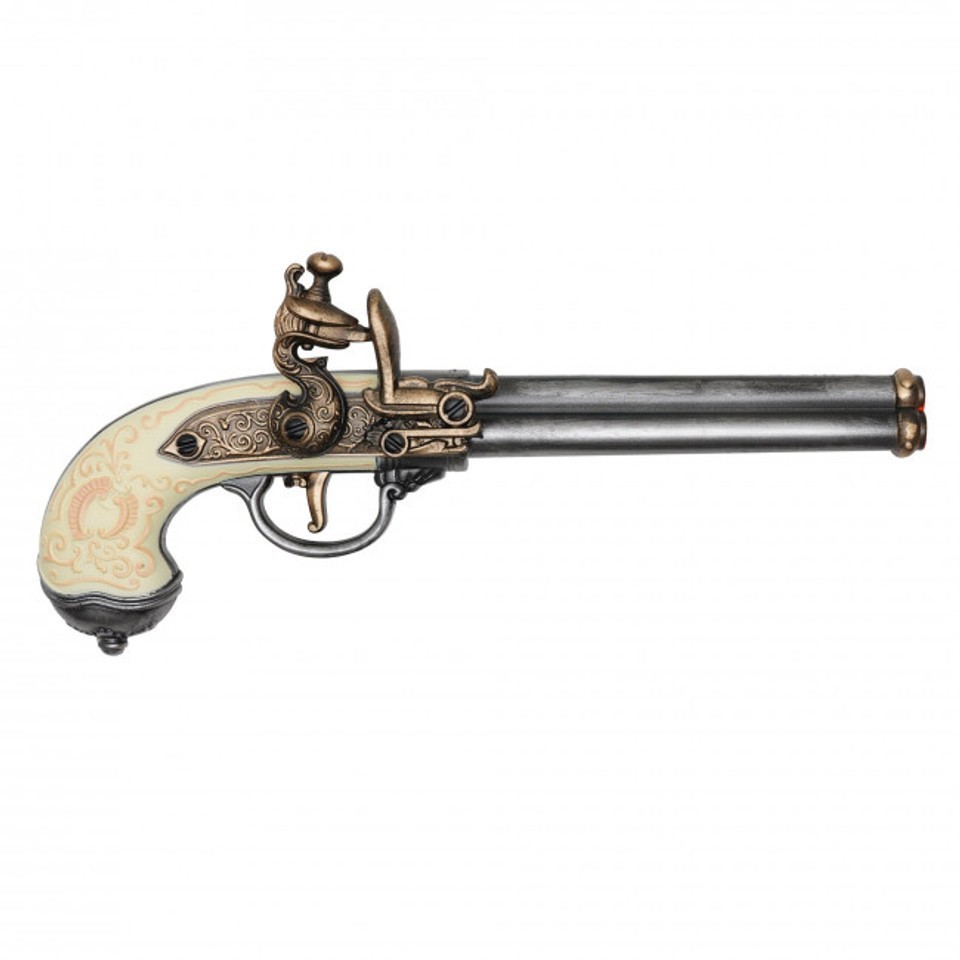 17th & 18th Century Historical Italian Flintlock Foam Pistol Replica for Cosplay 17th & 18th Century Historical Italian Flintlock Foam Pistol Replica for Cosplay