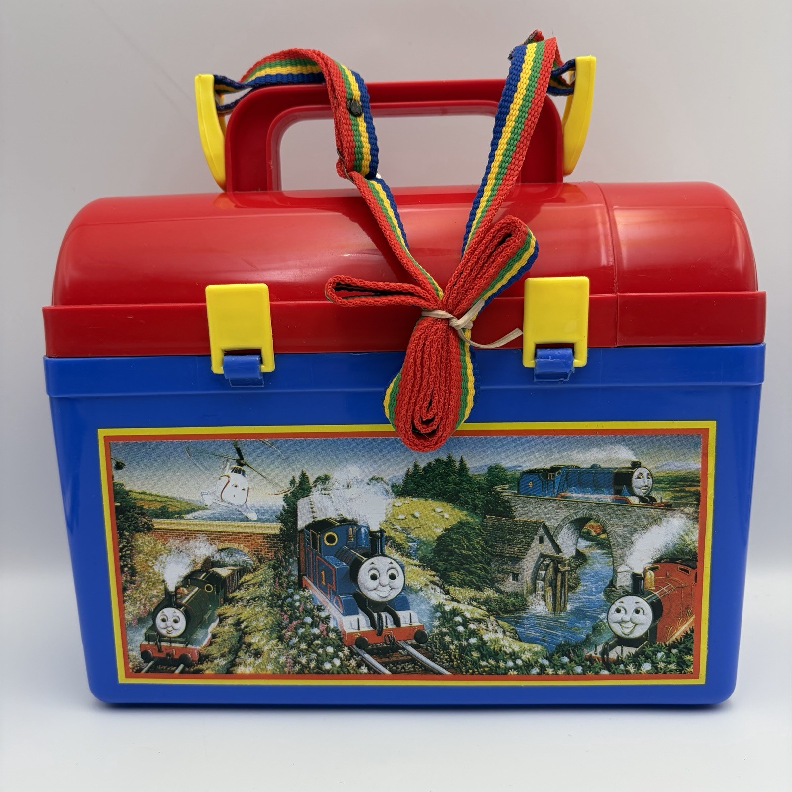 Vintage Thomas The Tank Engine And Friends Lunch Box With Thermos NOS RARE