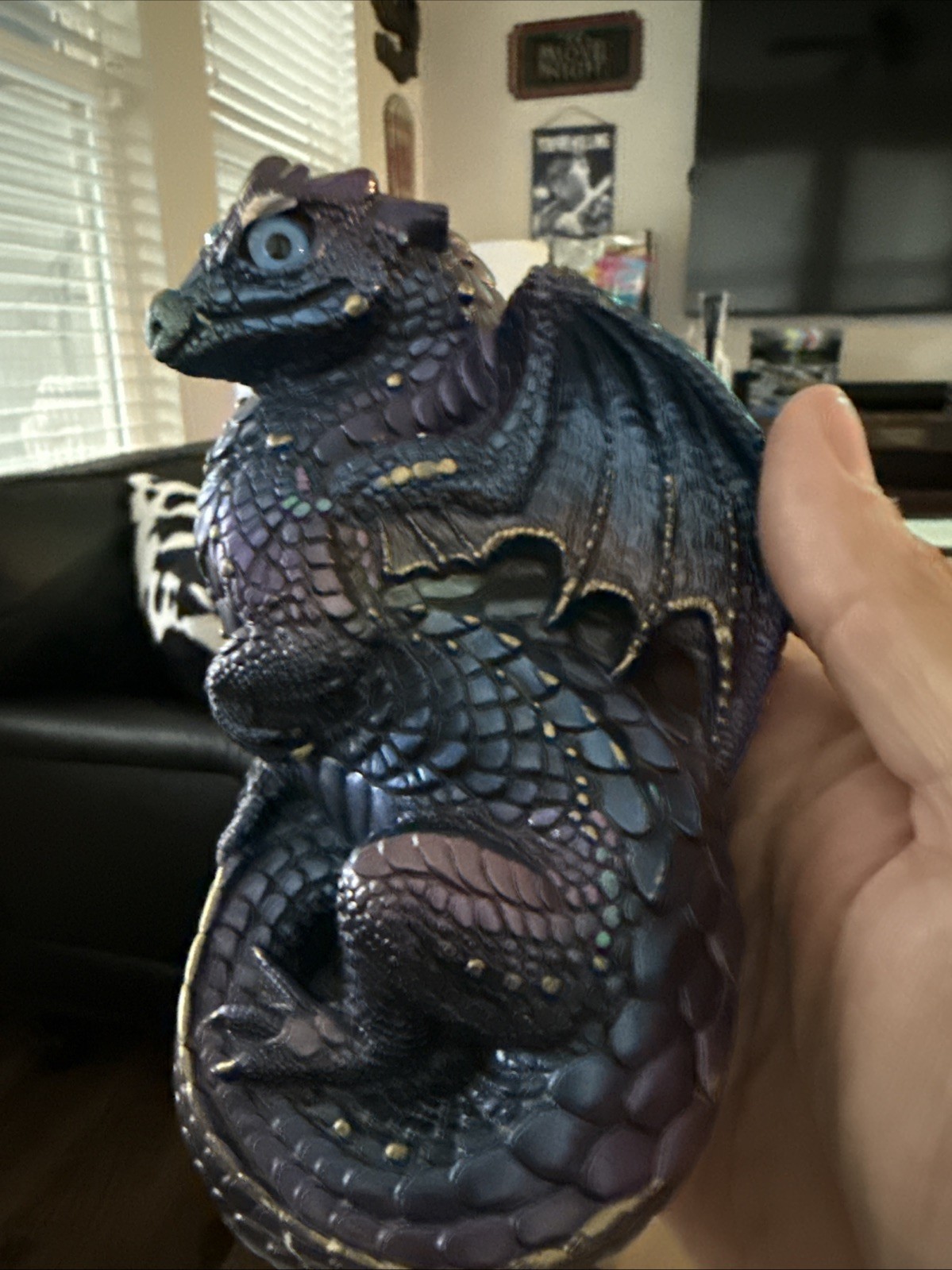 Windstone Editions Young Dragon Peacock 1988 Pena