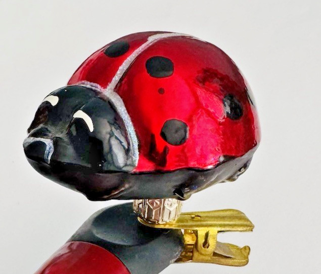 CHRISTOPHER RADKO Ladybug Ornament HER LADYSHIP Clip-On Lady Bug 00-206-0