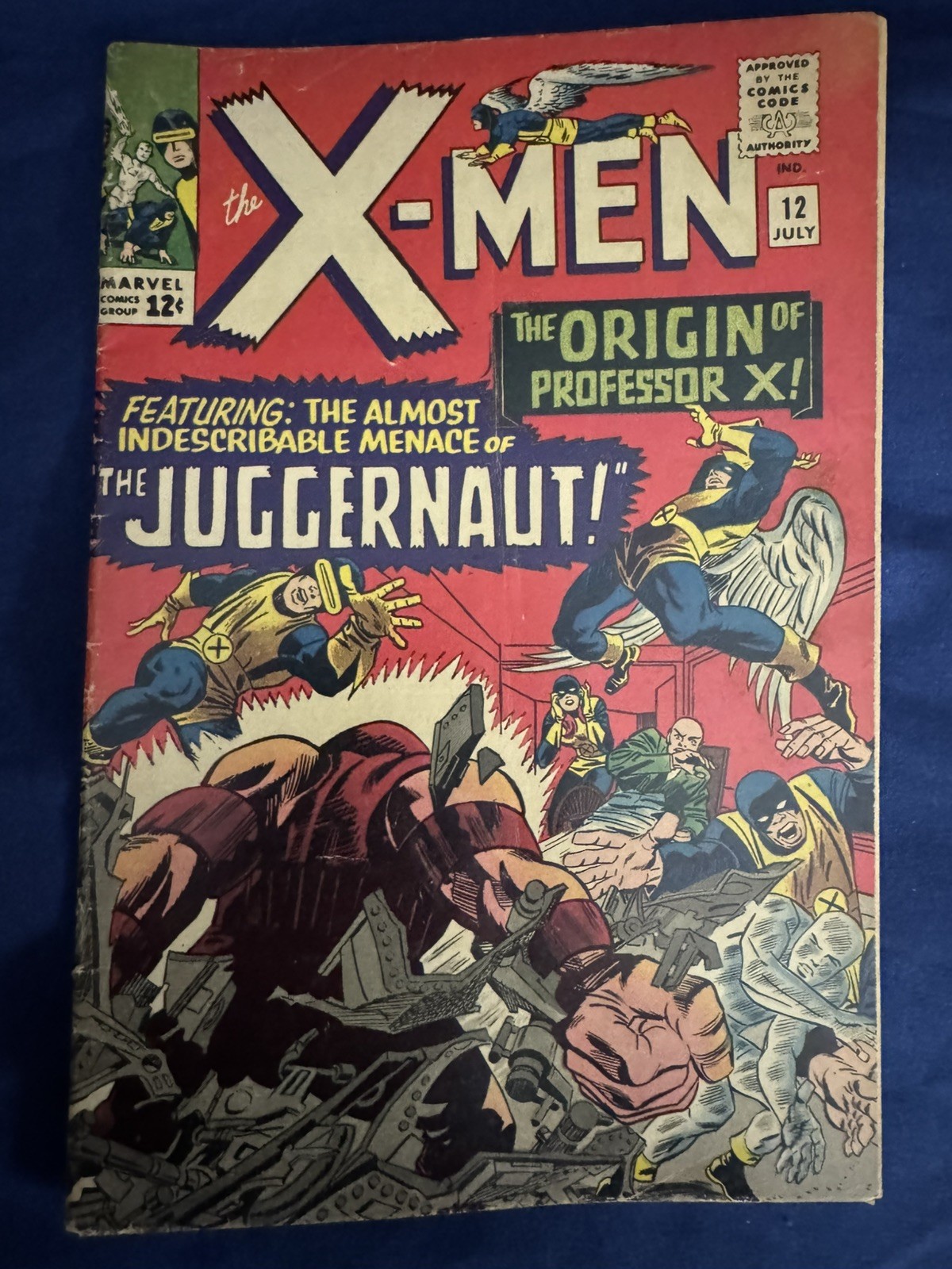 X-Men #12 CGC VG/FN 5.0 White Pages 1st Appearance Juggernaut Kirby Art