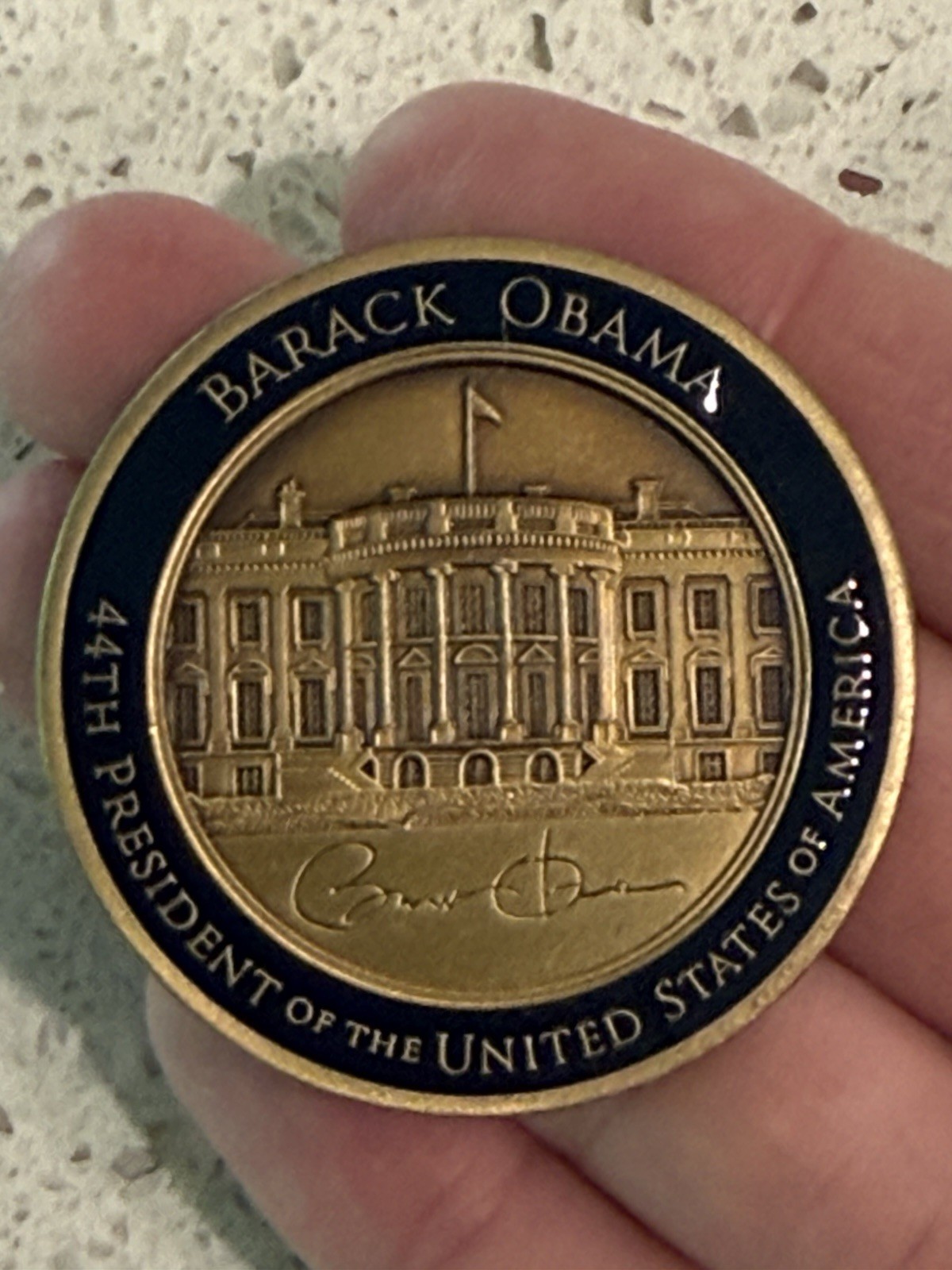 100% Authentic 44th President of US Barack Obama Challenge Coin