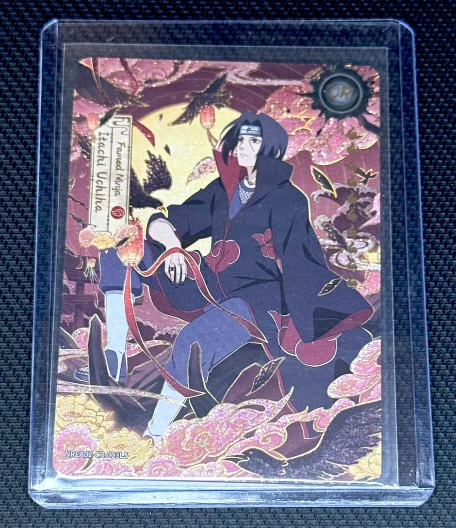🚨🚨 KAYOU Naruto Kayou Naruto Itachi Uchiha Trading Card NREA02-CR-003L5 🚨🚨