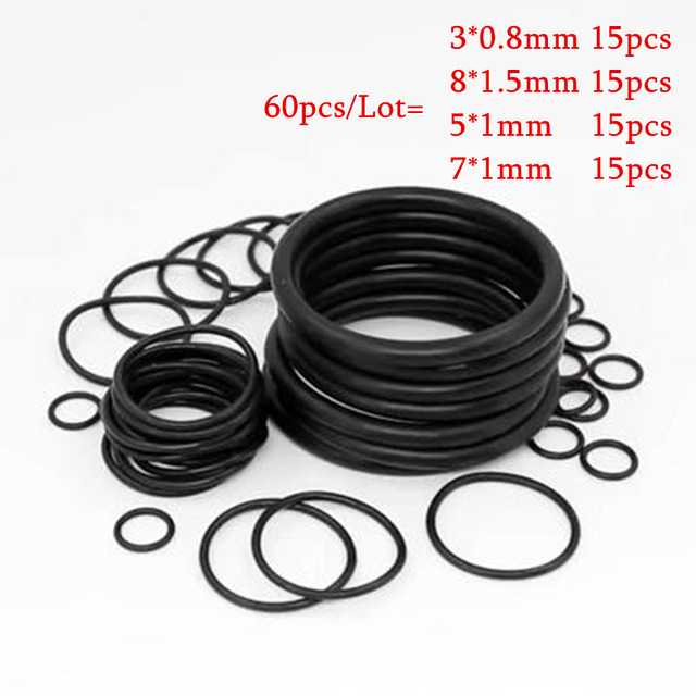 Universal Lighter Spare Set Rubber Seal O Ring Gas Sealant Gasket Repair Parts
