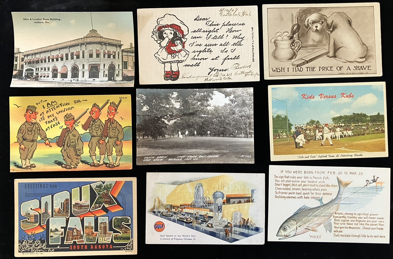 1000 Vintage Postcards Large BULK Lot View Topical Greeting Comic  1906-60s