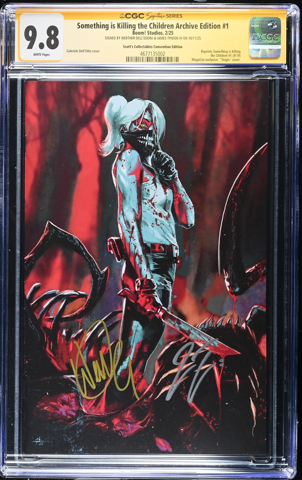 SiktC Archive Ed. #1 - CGC SS 9.8 - Sig Dell\'Edera  and Tynion - Megacon Virgin