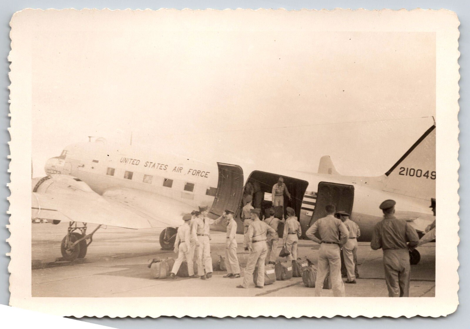 Photograph 1956 Perrin AFB Air Force Base Vintage Photo Military Air Force