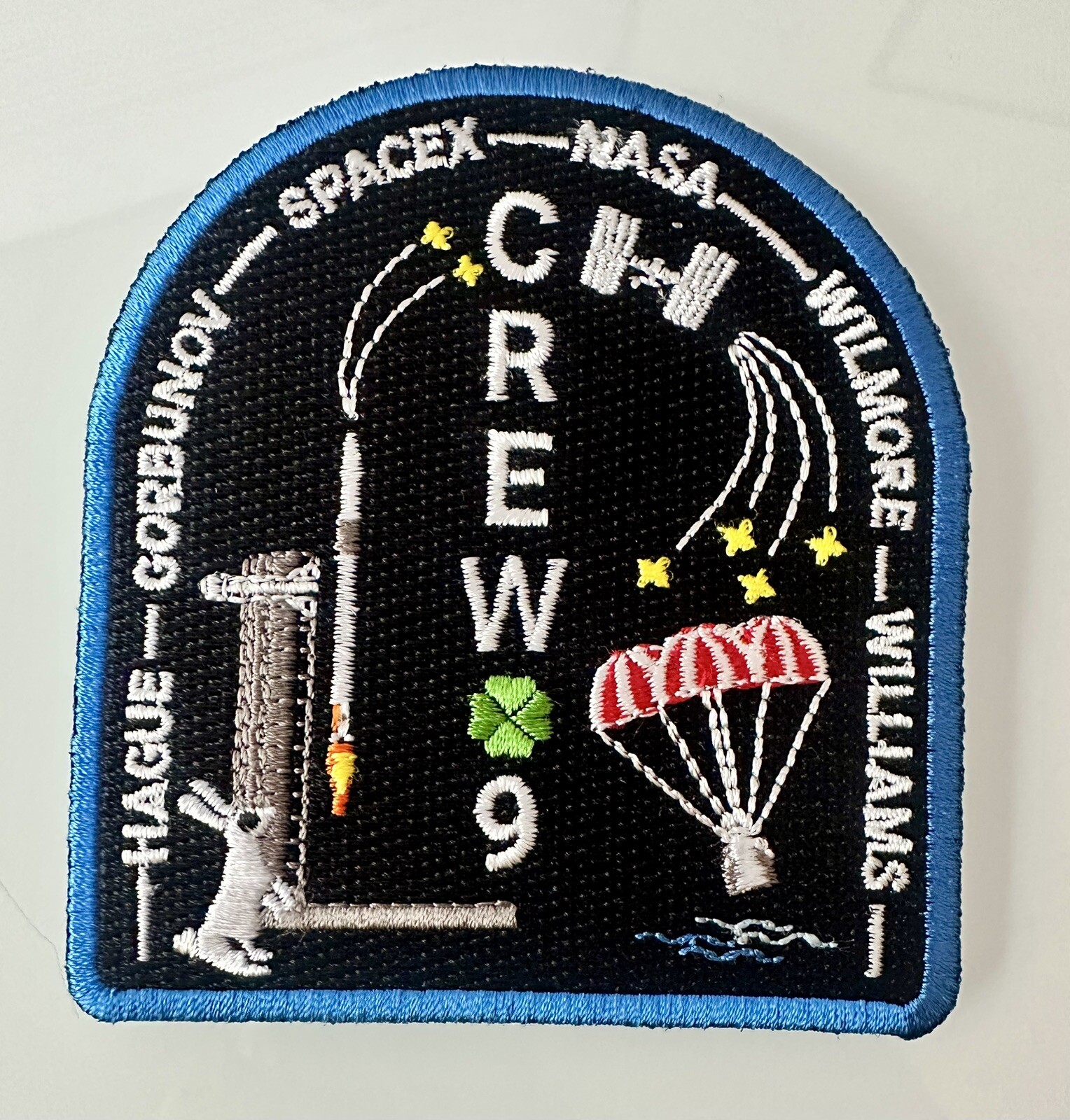 Original SpaceX Crew 9  Mission Patch NASA DRAGON 3.5” Mint Condition