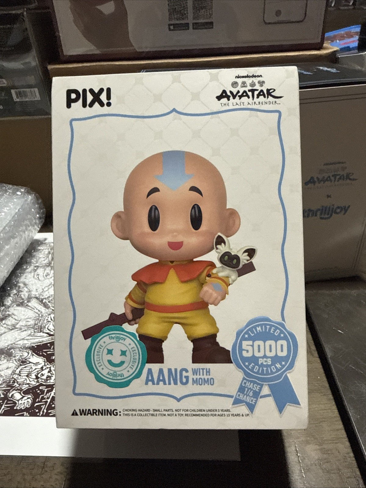 Thrilljoy PIX Avatar The Last Airbender Aang w/ Momo. LE 5000 HERO