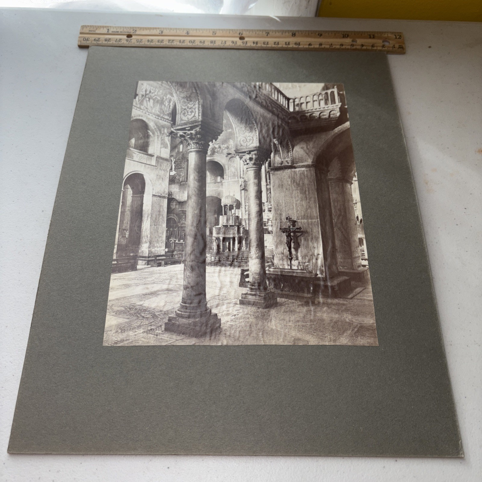 VTG Basilica San Marco Interior Pulpit Venice Italian Architecture Photo