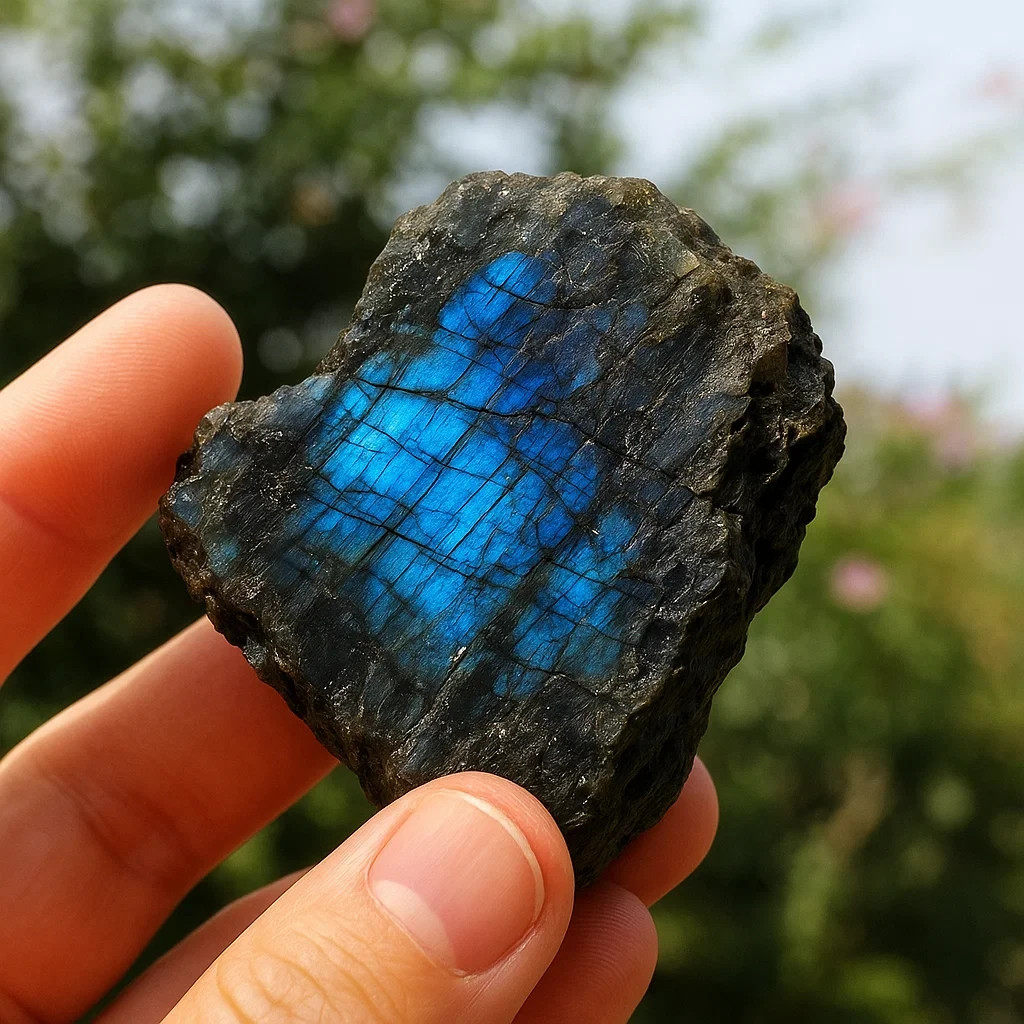 3Pcs Natural Raw Labradorite Rough Mineral Rock Specimen Healing Crystal Gifts
