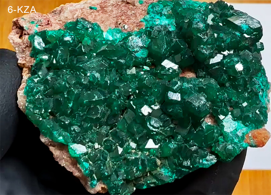 Dioptase - Brilliant Crystals - 128g. Rare DRC Mine - See Video - US Seller