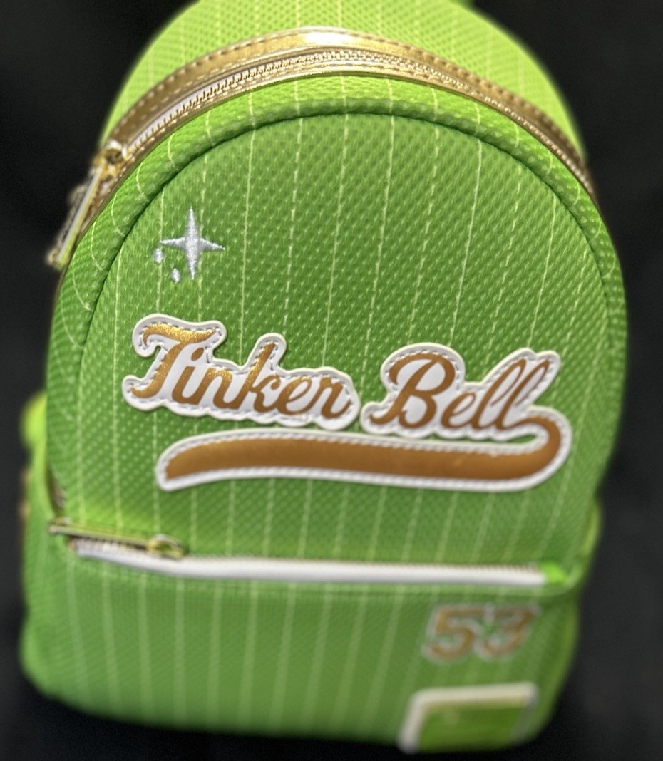 Loungefly Disney Jersey Tinker Bell Mini Backpack - NWT   RETIRED  