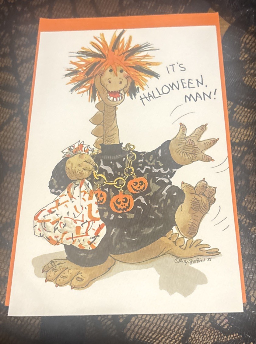 Vintage 1988 Suzy’s Zoo Halloween Greeting Card NOS w/ Envelope