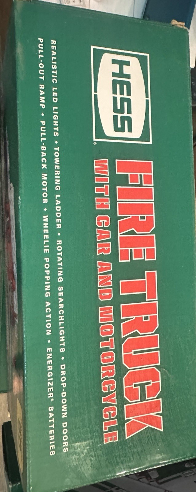Hess Truck 2024 60th Anniversary Fire Truck Collectible With Car And Motorcycle
