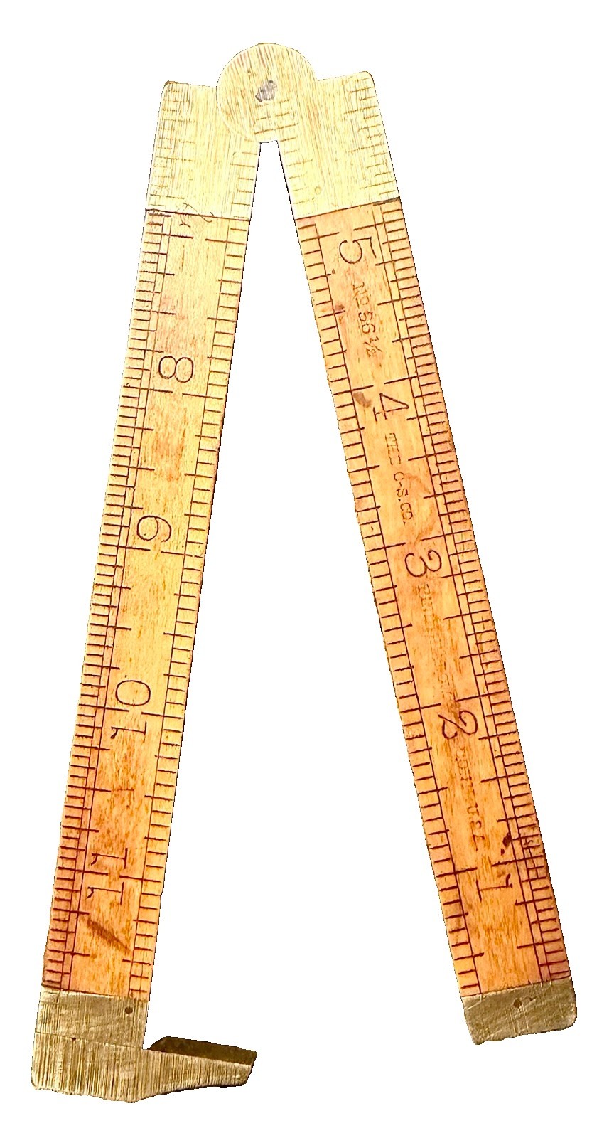 Antique Chapin-Stephens Co. No. 36 1/2 Folding Caliper Rule (1901–1929)
