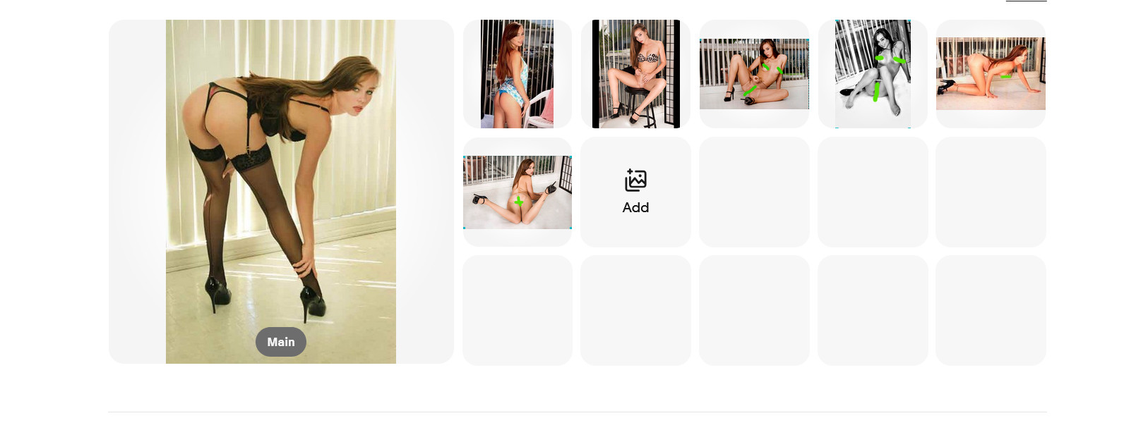 150 4x6 Capri Anderson Sexy Artistic Photos 18 Model Pantyhose LegShow Lingerie