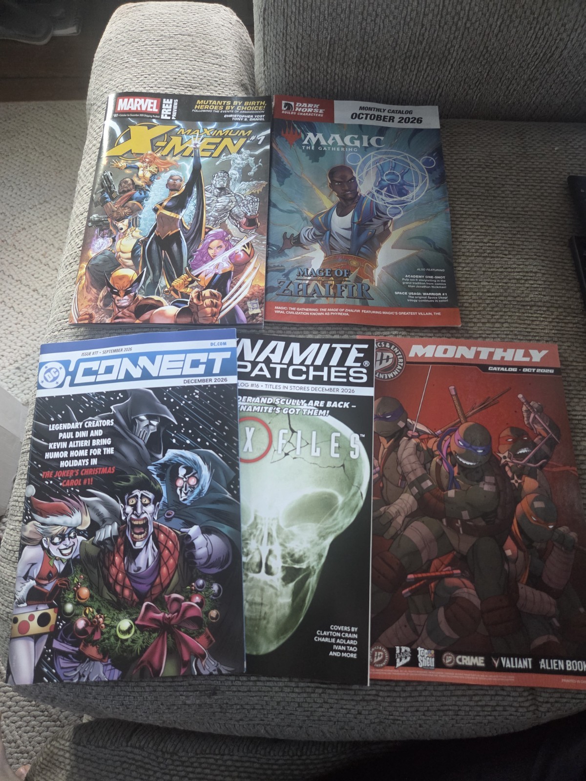 Marvel,DC,Dynamite,Dark Horse, IDW Previews October 2026