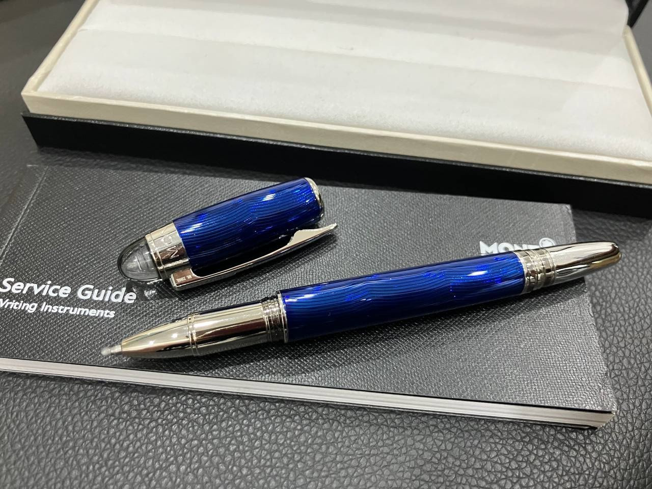 Montblanc StarWalker Blue Rollerball Pen Premium Writing Instrument NIB 2026