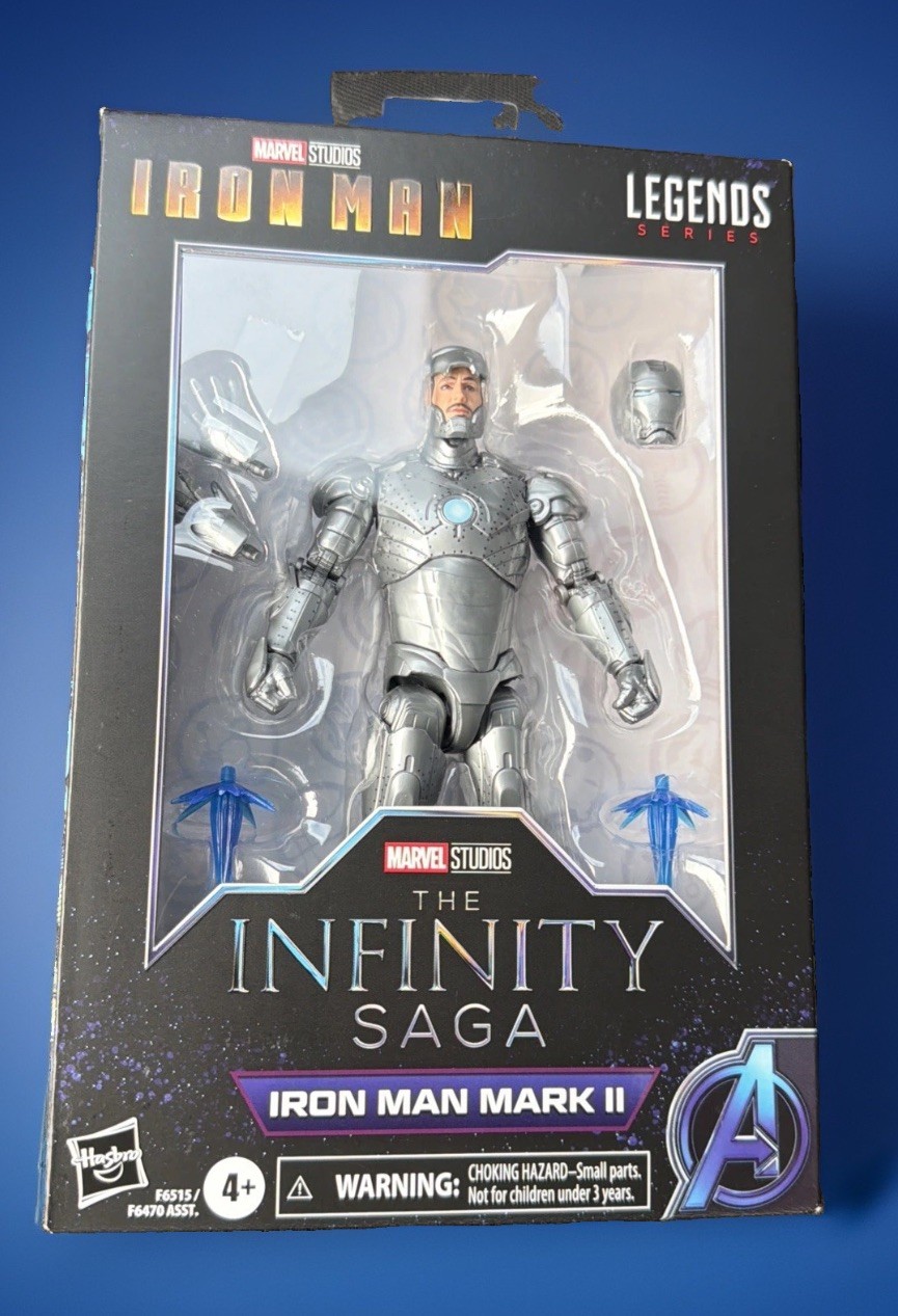 Marvel Legends Iron Man Mark II  Silver The Infinity Saga