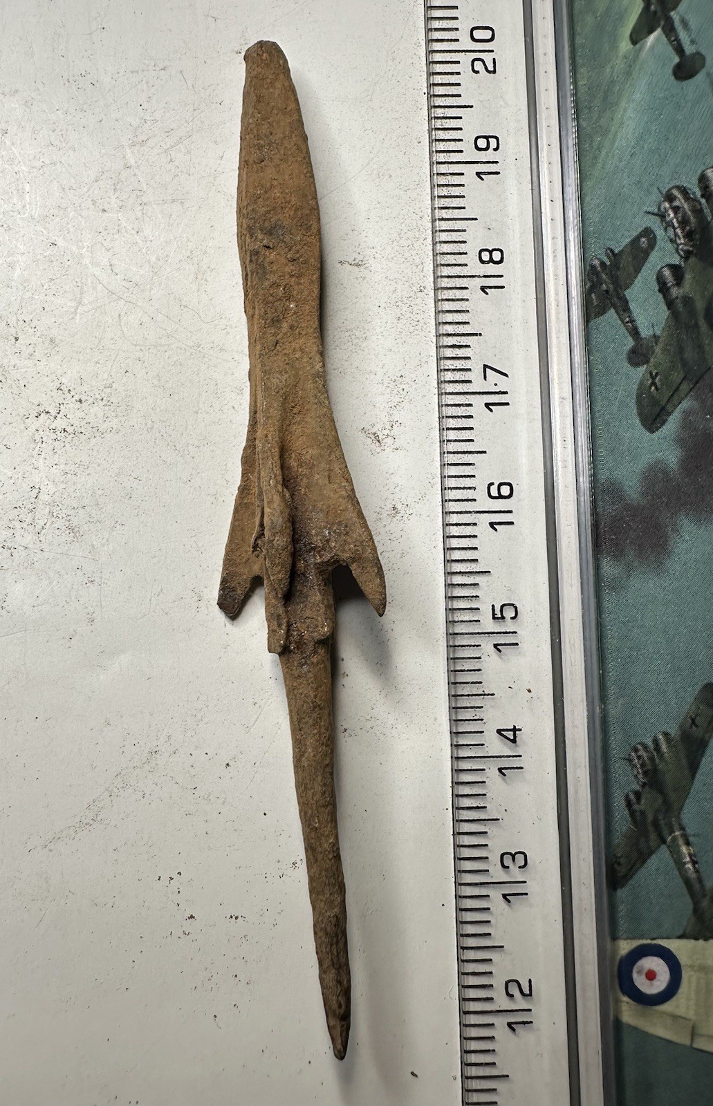 Ancient Roman Sassanian Arrowhead Very Unique 400-600ad