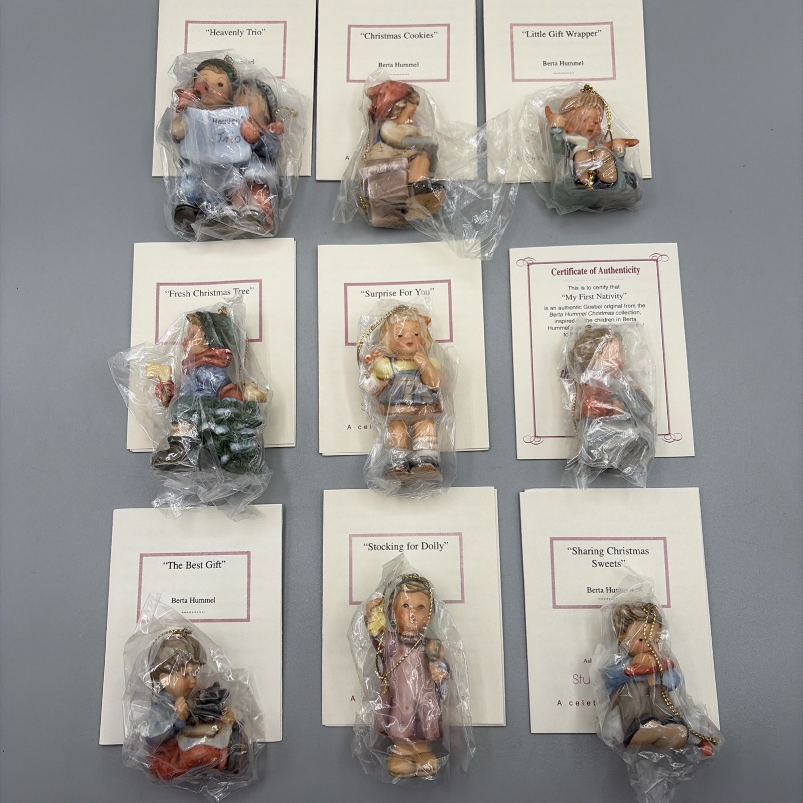 Vintage Hummel Figurines Goebel Christmas Holiday Nativity 90s Lot of 21 w COA