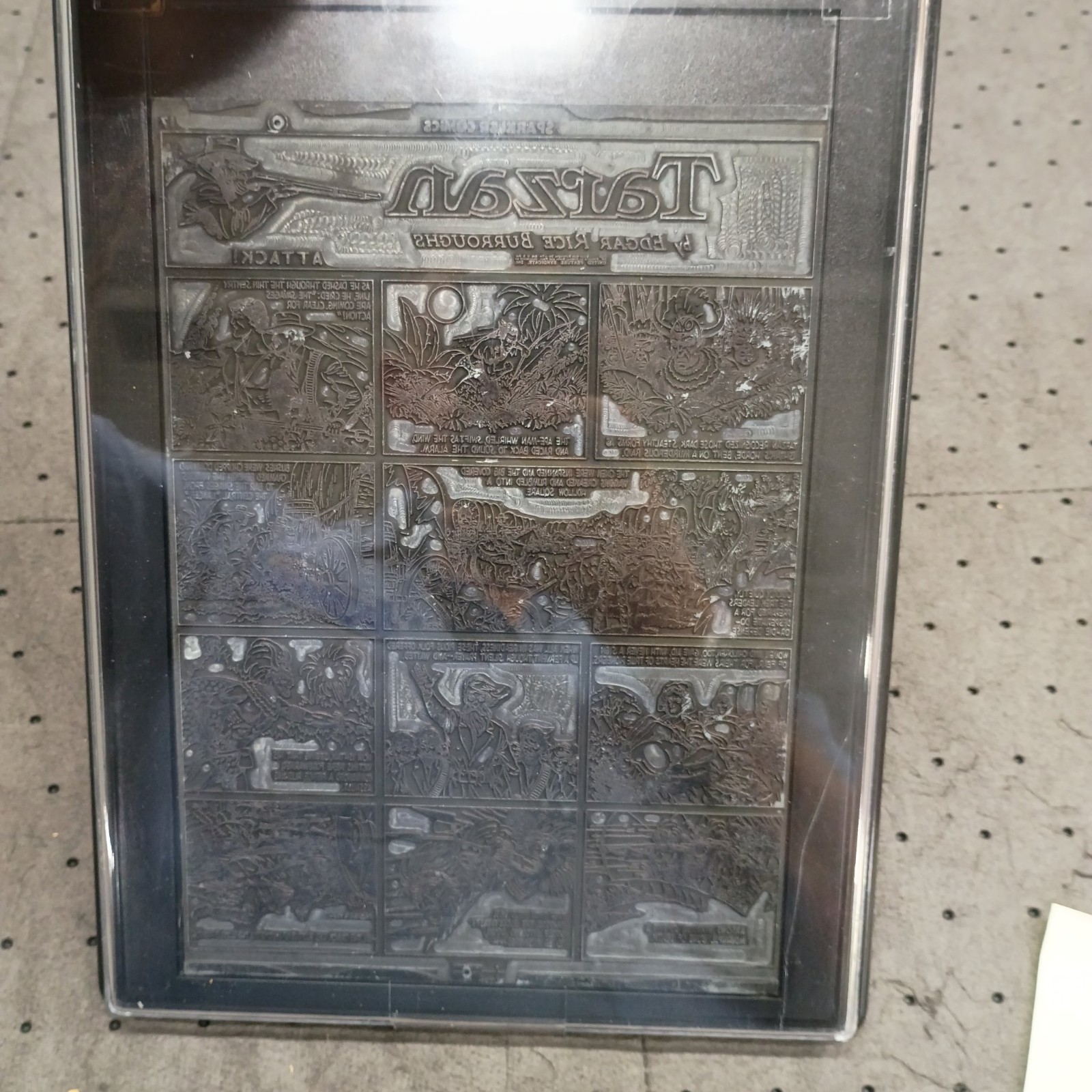 Tarzan Metal Printing Plate - \