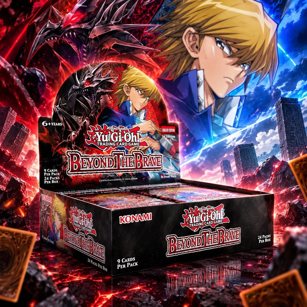 YuGiOh TCG: Beyond The Brave : English Booster Box - New/Sealed - IN HAND ✅️