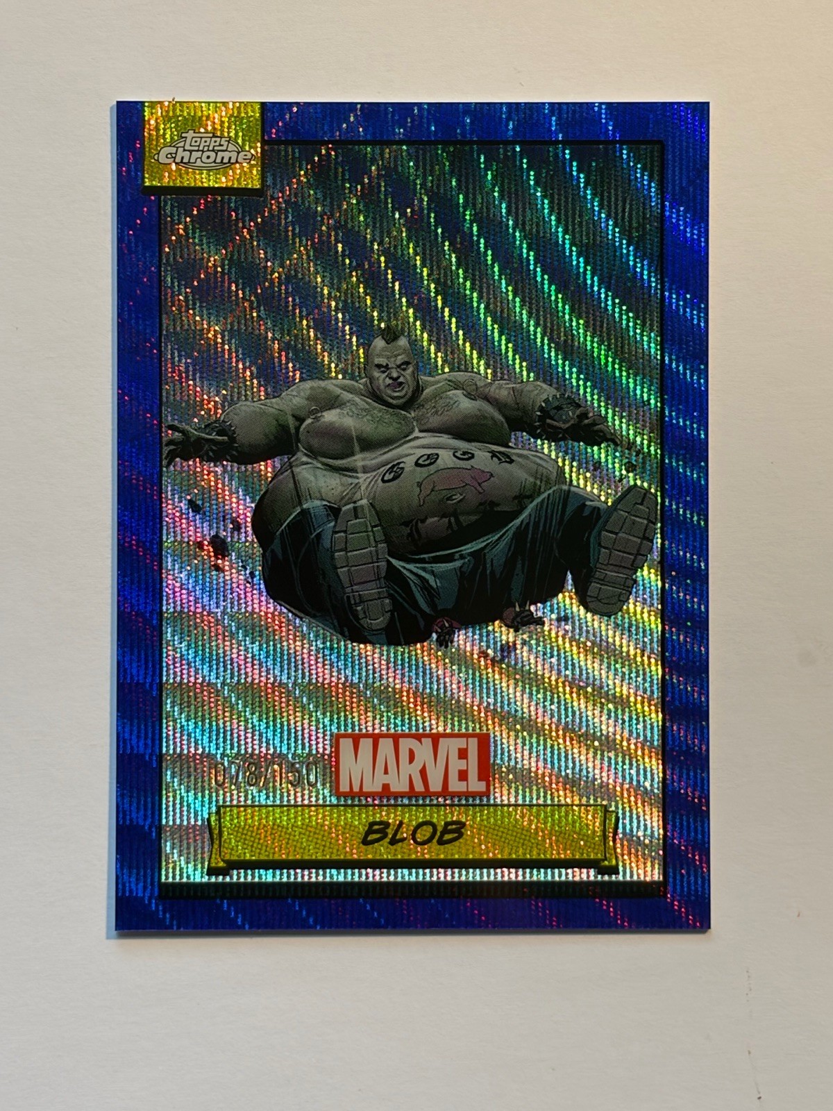 2024 Topps Chrome Marvel  BLOB Blue Wave Refractor /150
