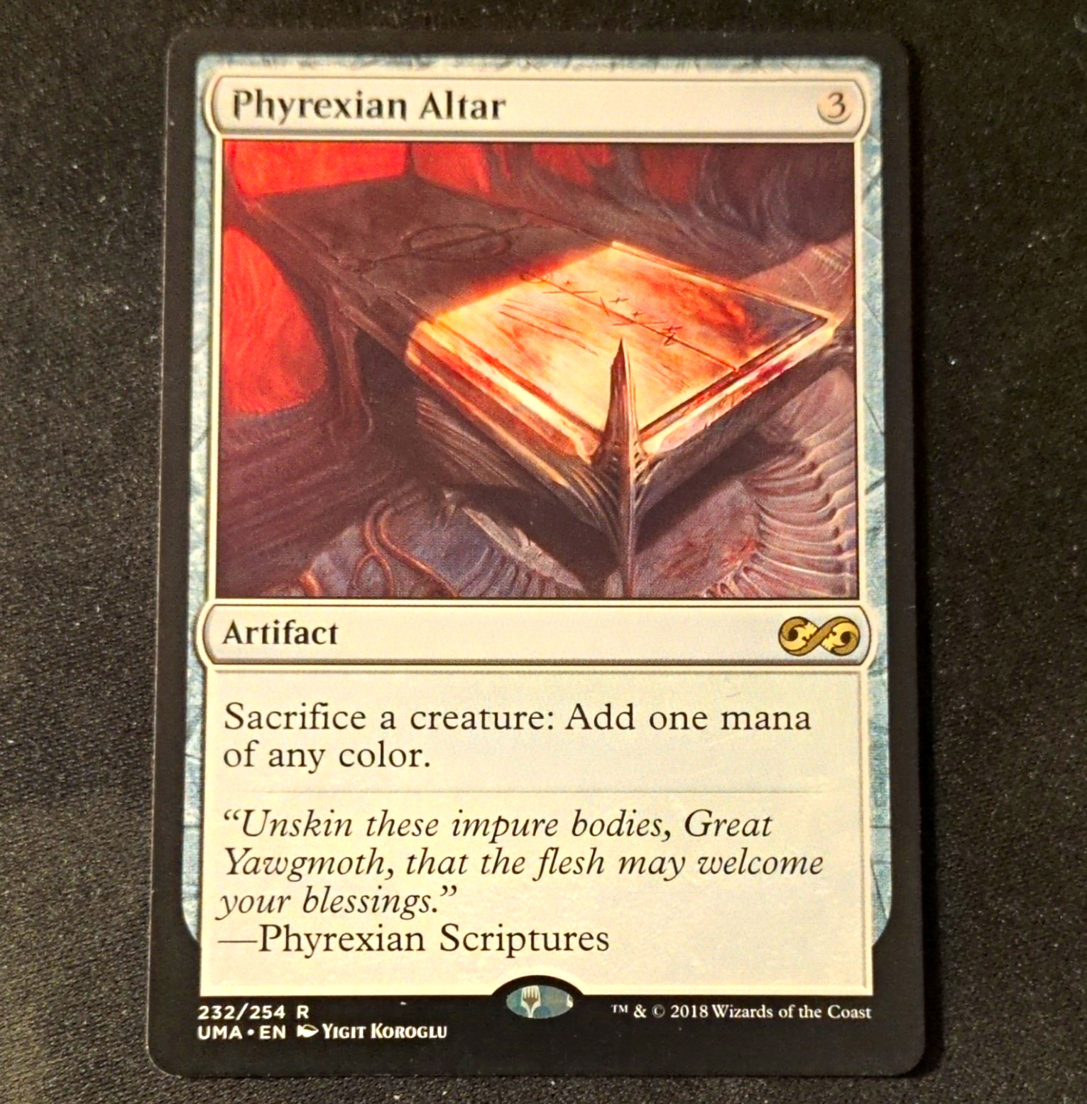 Wizards of the Coast MTG Phyrexian Altar Artifact UMA Rare EN 2018