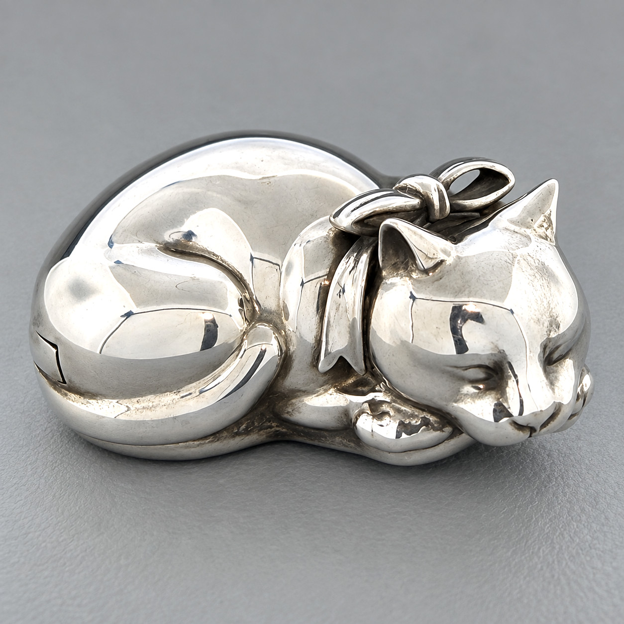 Judith Leiber Sterling Silver 925 Cat Magnifier 2000 Signed Rare Collectible