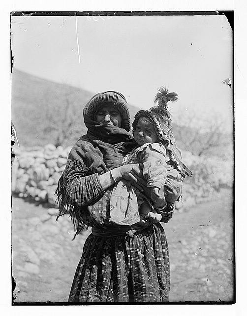 Photo:Middle East Arab Woman Holding Child 1900s Portrait Baby