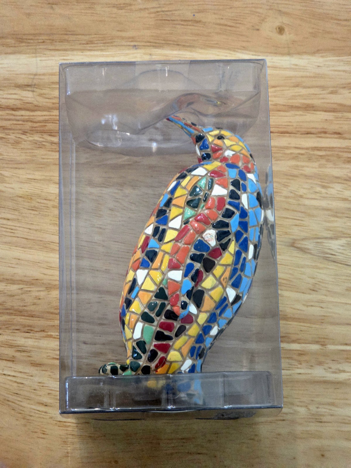 NEW IN BOX Barcino Multicolor Mosaic Tiles Penquin Figurine Spain Gaudi