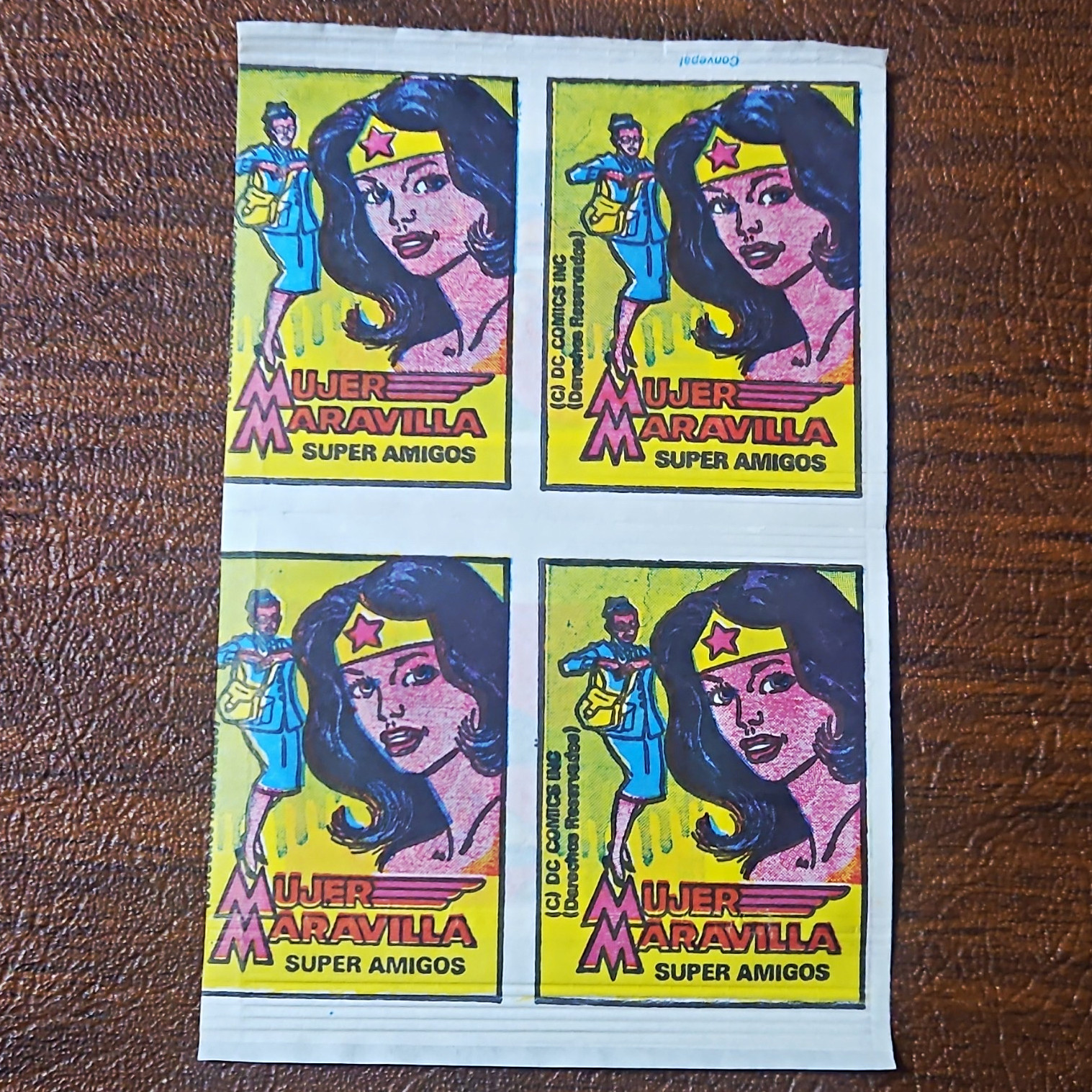 1986 Reyauca Super Amigos (Super Friends) - Unopened Double Pack - Venezuelan