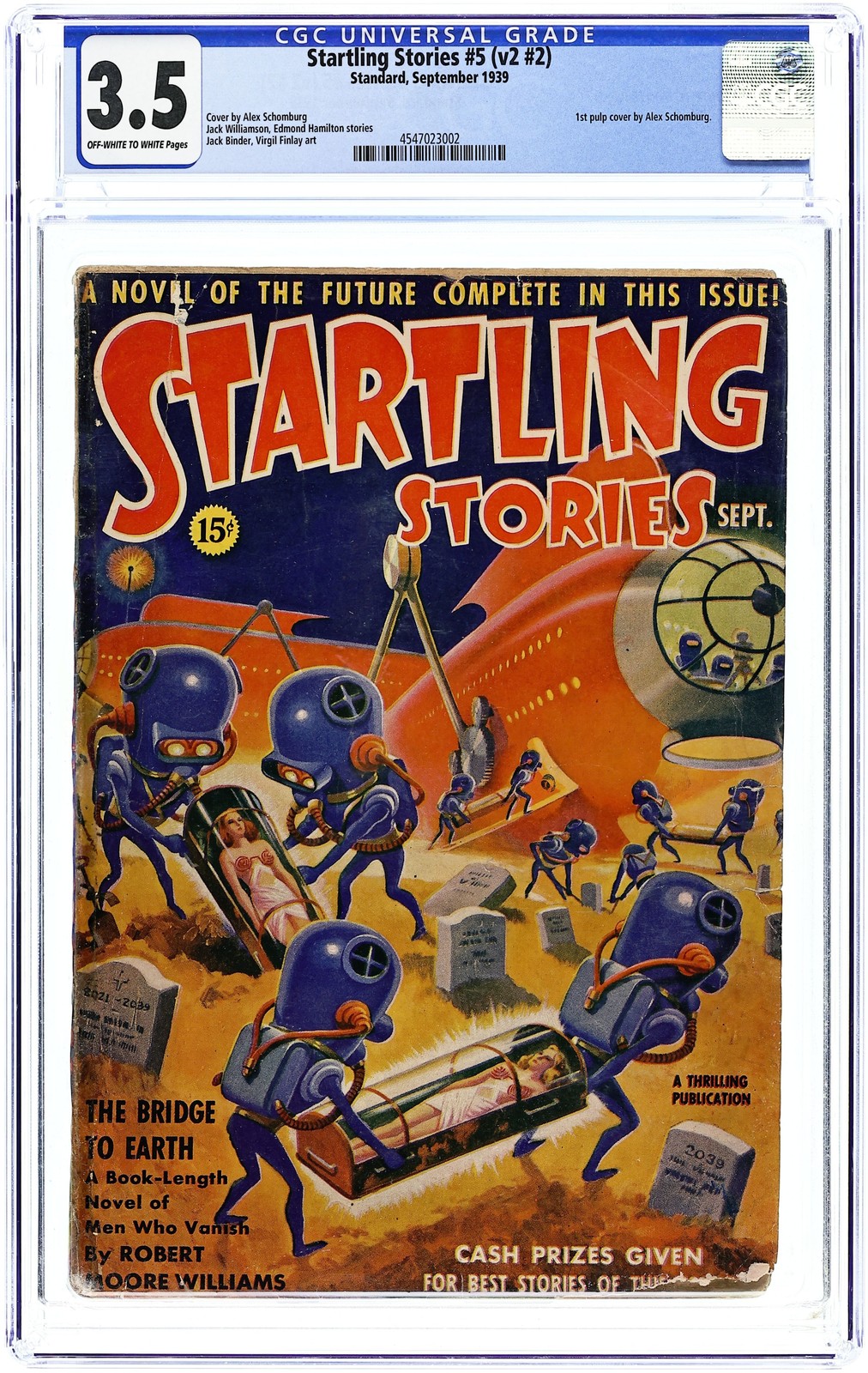 Startling Stories Pulp Vol. 2 #2 CGC 3.5 1939 4547023002