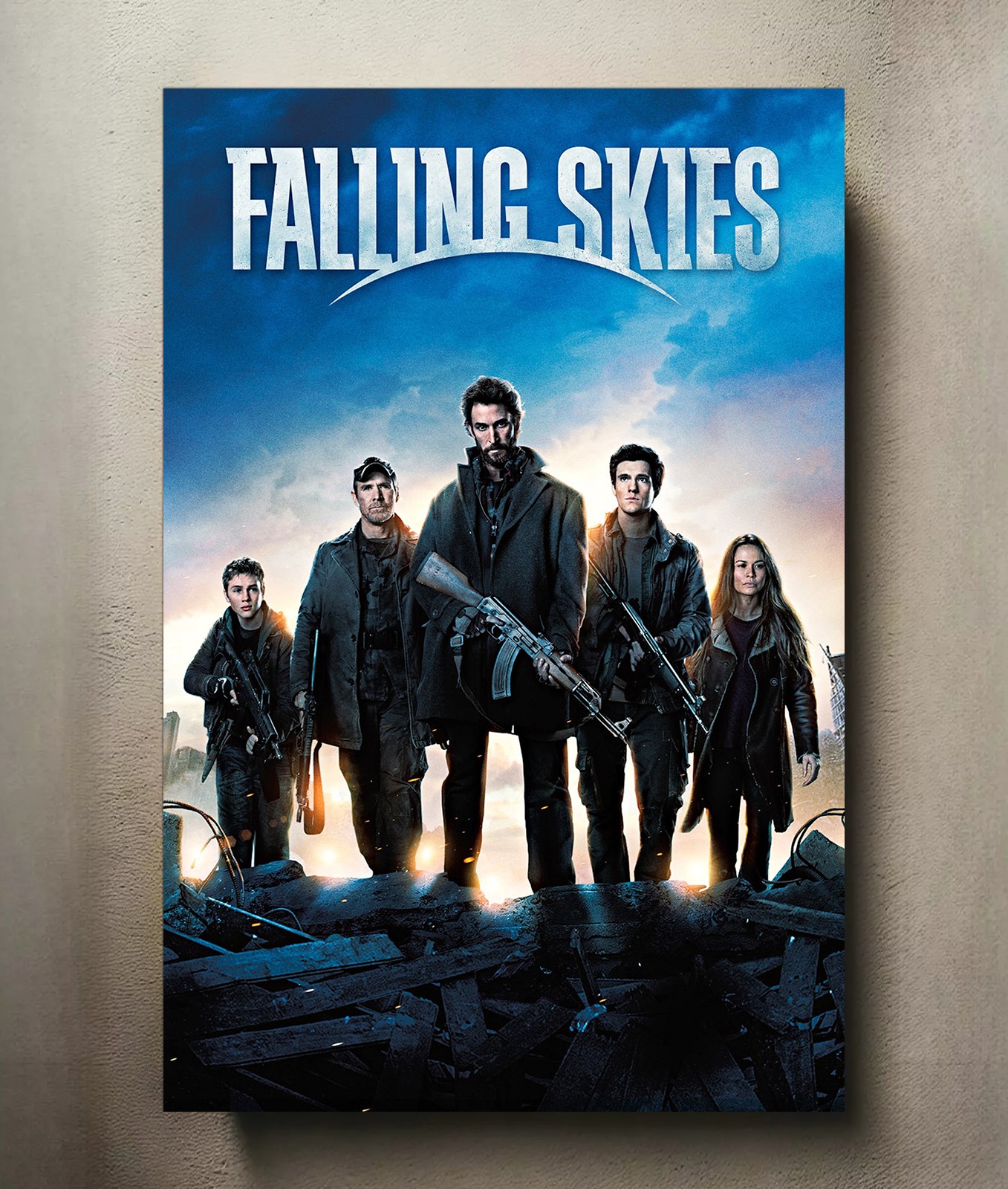Falling Skies 8x12 Metal TV Show Poster Sign