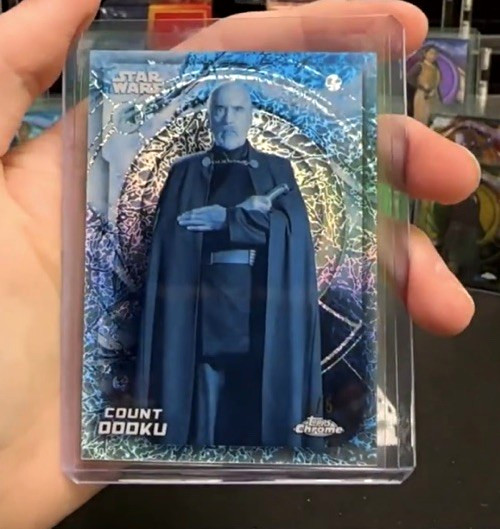 2026 Topps Chrome Star Wars Count Dooku HOTH FRACTOR /5