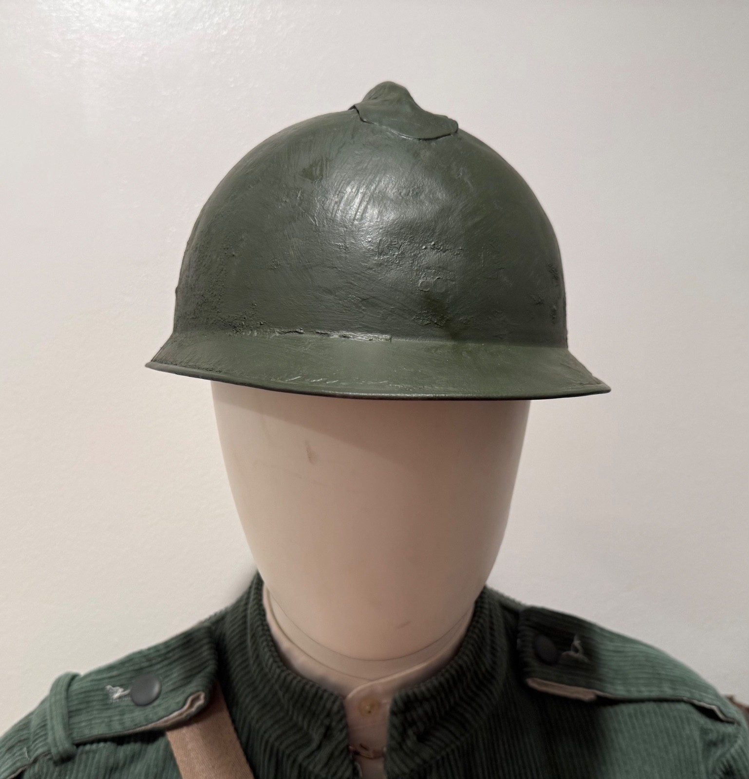 WW1 M15 Adrian M16 Italian Helmet Original Leather Chinstrap - Make Offer
