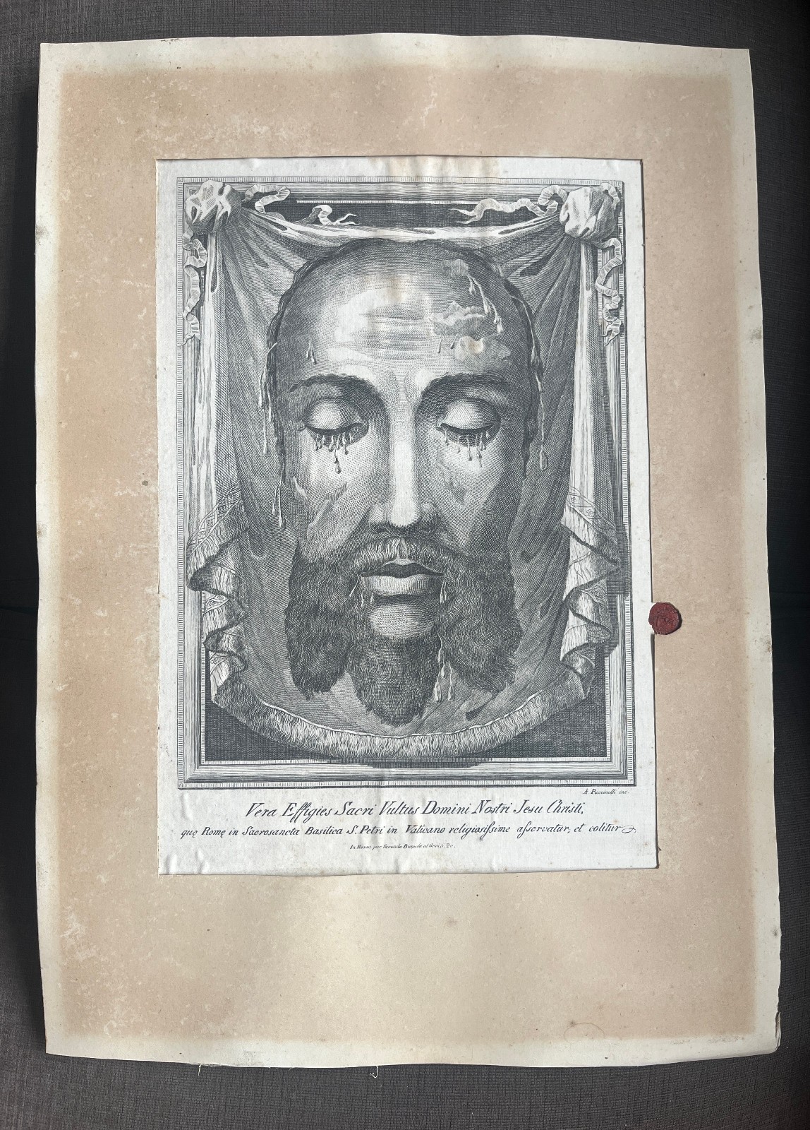 Relic - Veil of Veronica - The Holy Face of Jesus - Sudarium -