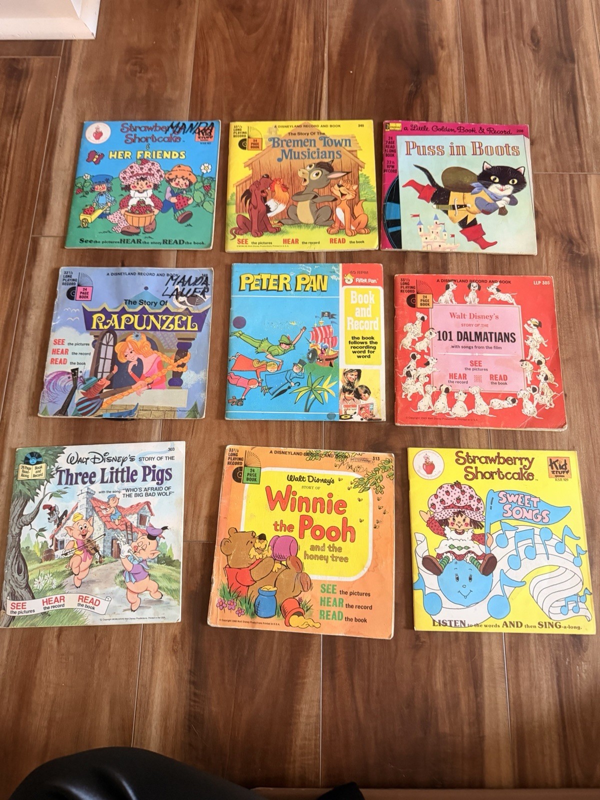 Disneyland Records Disney Storybook Records Lot Winnie the Pooh Peter Pan 101